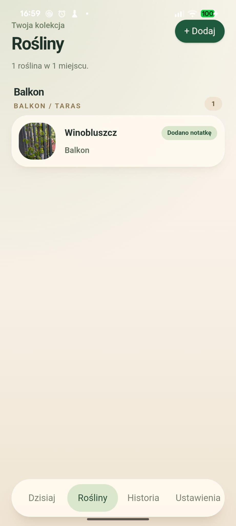 Leafmate — kolekcja roślin